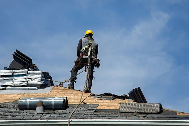 Professional Roofing technician working in Lehman, PA